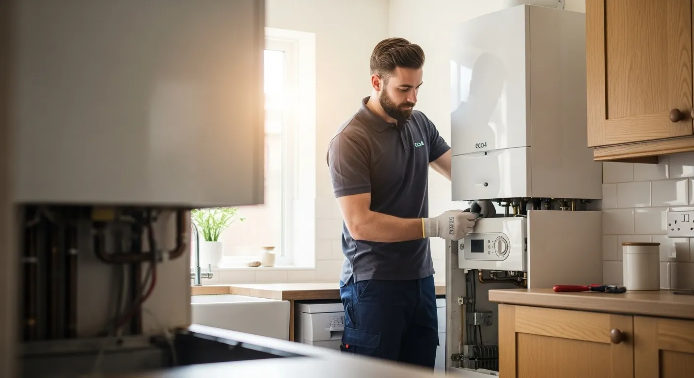 Satisfied UK family with warmer home and peace of mind from reliable new heating system