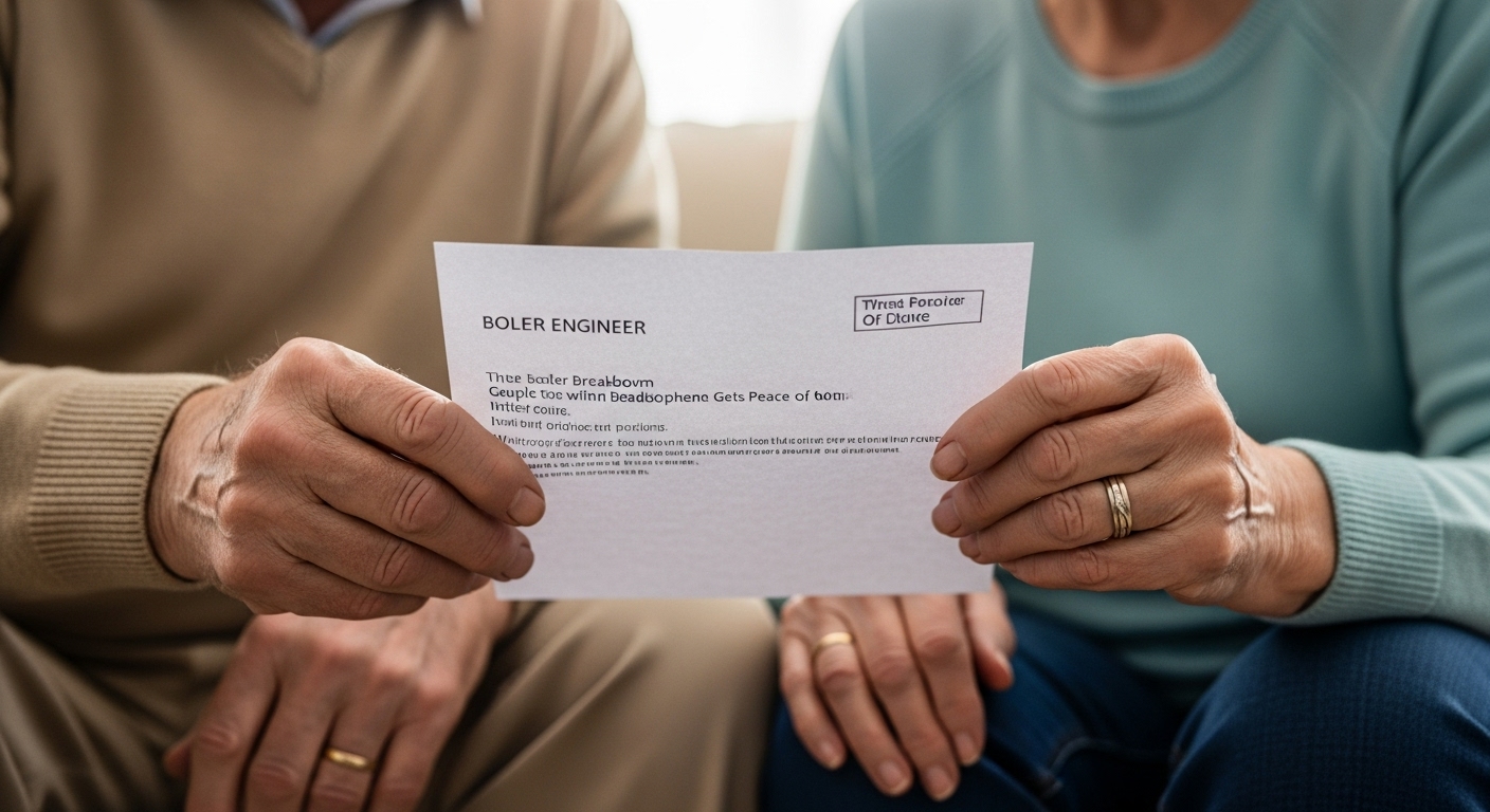 Pensioner Couple Gets Peace of Mind - ECO4 free boiler replacement case study showing energy savings and improved home heating in Leeds