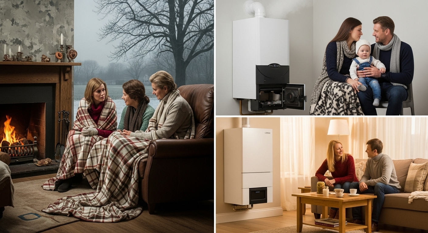 The Johnson Family: From Cold to Cozy - ECO4 free boiler replacement case study showing energy savings and improved home heating in Manchester