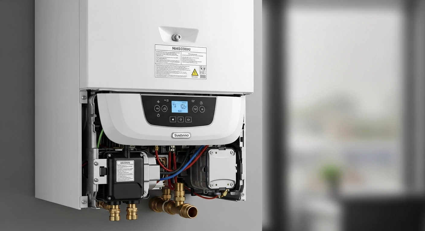System Boilers - System boilers work with a hot water cylinder but don't need a cold water tank in the loft.